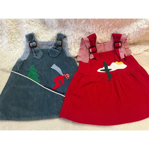 2 Vintage Thee and Me Reversable Jumpers for Girls - Picture 9 of 9